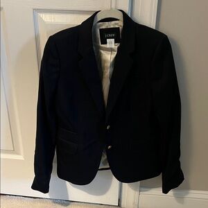 J.Crew Navy Blazer with Cream Lining